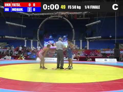 50kg 1/4 Finale YATSENKO Andriy - MOHAMMADZADEHNAGHARCHI Ali parviz