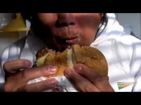 Random Pointless Video: Eating a Burger