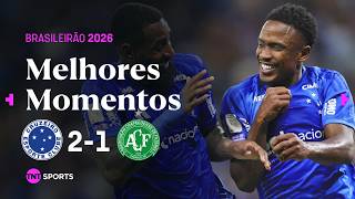 CRUZEIRO PERDE GOLS, CHAPE REAGE, MAS PÊNALTI ANULADO GARANTE VITÓRIA I CRUZEIRO 2 X 1 CHAPECOENSE