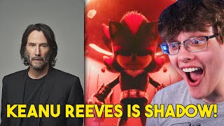 Keanu Reeves Is Voicing SHADOW in SONIC THE HEDGEHOG 3!