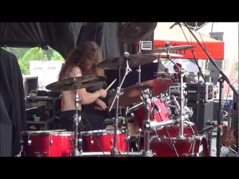 Job For A Cowboy Knee Deep Jon" Charn" Rice Drum Cam Mayhem Fest 2013