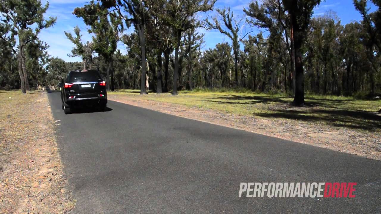 2014 Isuzu MU-X 0-100km/h & engine sound