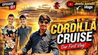 My First Luxury Cordelia Cruise  Experience with Wife ❤️  Ep. -1 | Couple Vlog ll #jeetupandat🤗