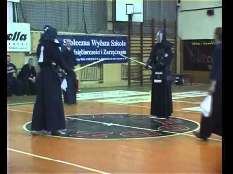 Poland Junior Kendo Championships 2011 final - Wierzbowski(aka) vs. Kaminski(shiro)