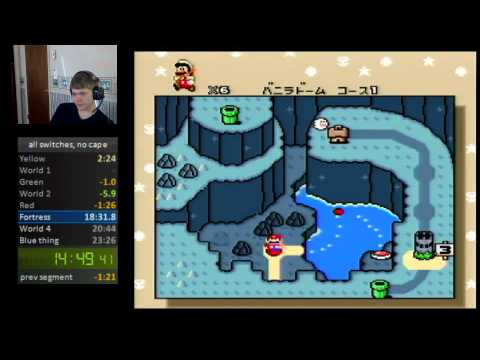 Super Mario World - all switches, no cape (23:17)