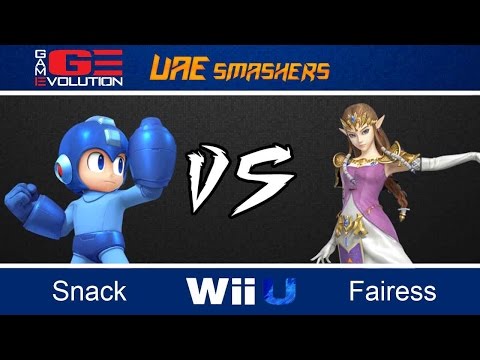 Game Evolution 2015 SSB4: Snack (Mega Man) vs Fairess (Zelda) - WR1