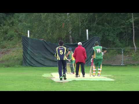 Javed Khan 4 Wickets Vs Sinsen CC ( Div 3 ) Norway 2017