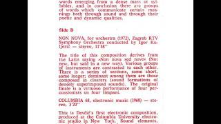 Devcic  - Kolumbia , Excerpt ( 1960's Yugoslav Harsh Noise / Musiqe Concrete/ Experimental )