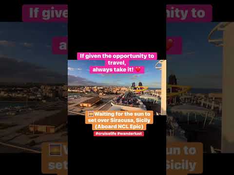 Thumbnail for If given the opportunity to travel, always take it! #livelife #cruiseaddict #nclepic #ncl #sicily