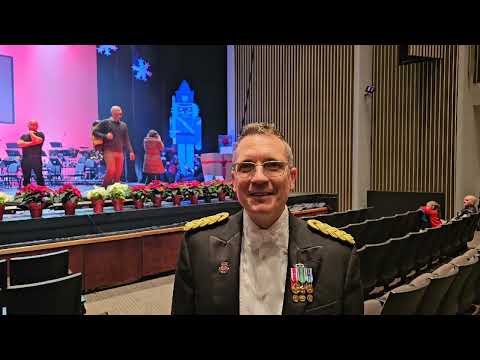 Lt. Col. Daniel Toven, Conductor, West Point Band , at 2023 Holiday ...