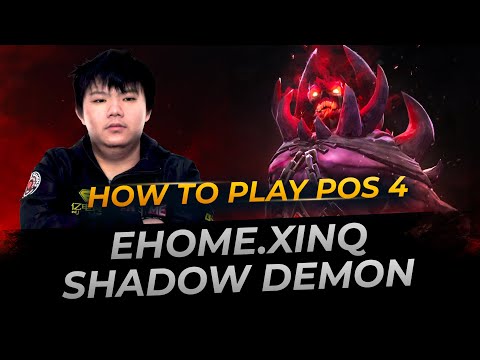 XinQ plays Shadow Demon Pos 4 - Dota 2 Replay Full Gameplay
