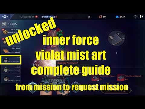 MIR 4 - UNLOCKED INNER FORCE VIOLET MIST ART COMPLETE GUIDE | ALL MISSION GUIDE