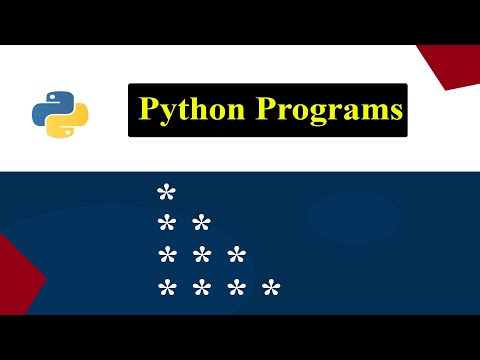 Python Pattern Programs Right Triangle Shape Printing Tutorial