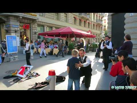 NCTG - NGHỆ SĨ ĐƯỜNG PHỐ Ở BAHNHOFSTRASSE, ZURIQUE, THỤY SỸ