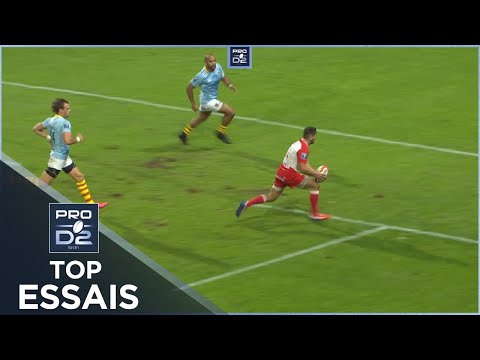 TOP Essais de la J1 – PRO D2 – Saison 2020-2021