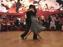  Jennifer Bratt  and  Ney Melo  are  dancing  to  the  tango  "  Humillacion  "