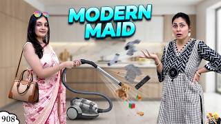 Download lagu MODERN MAID | Ep 908 | Role Play Family Comedy | Aayu and Pihu Show mp3