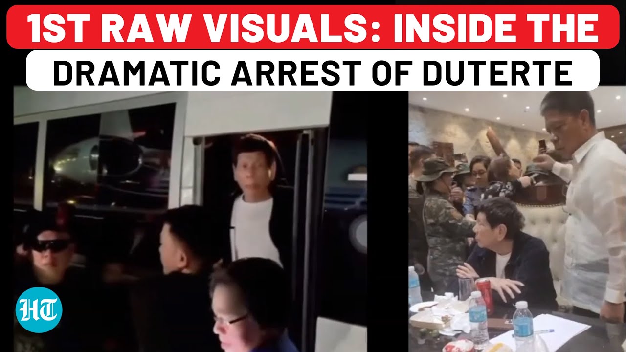 Watch Duterte's ICC Arrest: Handcuffed, Dragged & Then...| Dramatic Visuals Out During Hearing