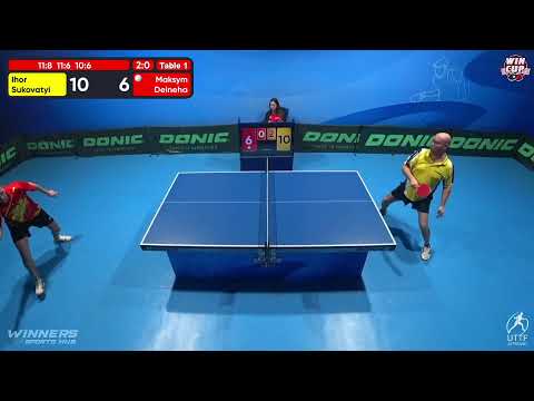 14:00 Ihor Sukovatyi 3-0 Maksym Deineha West 3 WIN CUP 15.12.2022 | TABLE TENNIS WINCUP