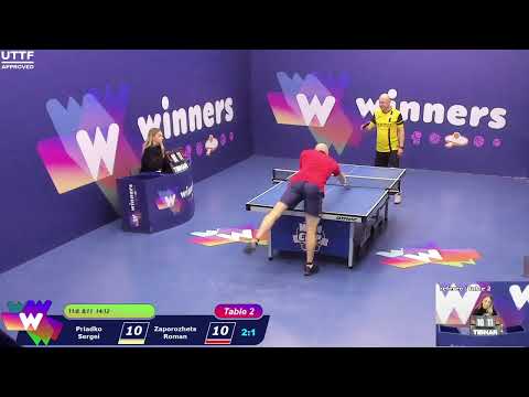 WINners CUP table 2  13.12  Priadko Sergei - Zaporozhets Roman  17:00
