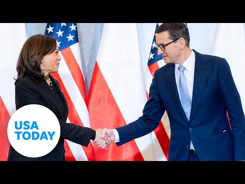 Harris meets with Polish president amid Russia's war on Ukraine (LIVE) USA TODAY