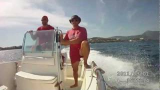 preview picture of video 'Lifeguards Swimming Corfu LAZARETTO ISLAND'
