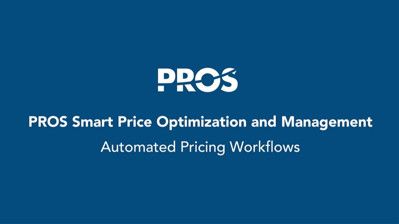 Smart Price Optimization and Management - Automated Pricing Workflows