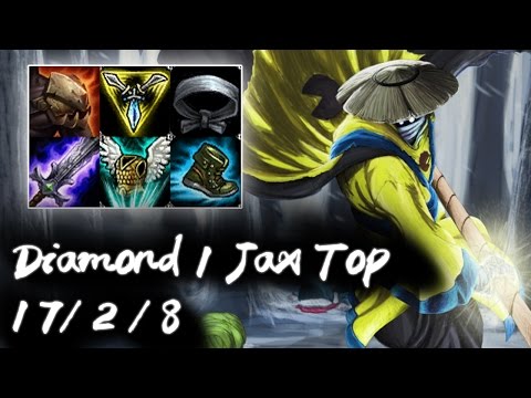 Diamond 1 Jax Top vs Yorick | Korea High Elo Replays