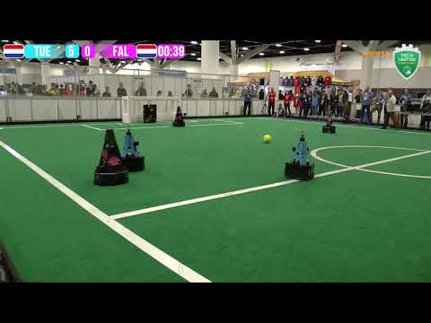 RoboCup 2019 - Semi Finals - Tech United vs Falcons