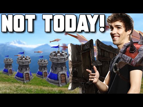 How to STOP a Towerrush in its TRACKS?! - WC3 - Grubby