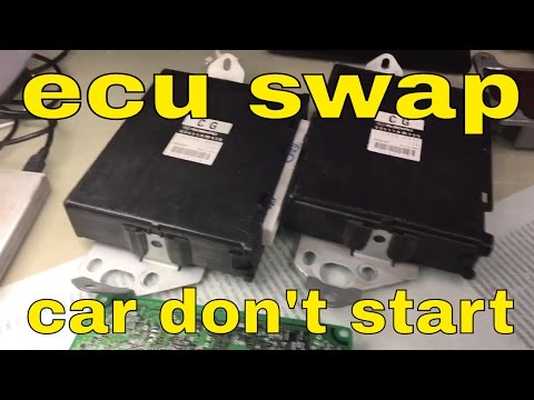 Subaru ECU swap car don't start and wrong vin