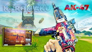 AFTER 3 DRAW COMPLETE *NEW* AK-47 KUROMAKU 🔥 | AK-47 KUROMAKU GUNSMITH in CODM BR #ak47loadout