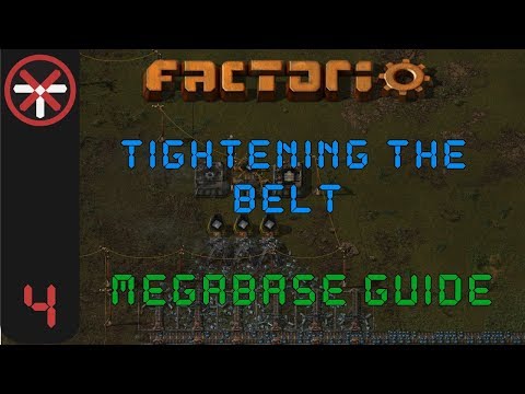 Factorio: Tightening The Belt: Megabase Guide EP4 - STEEL PRODUCTION | Tutorial Gameplay Series