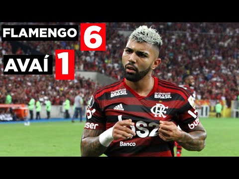 Melhores Momentos de Flamengo 6 x 1 Avaí - TODOS GOLS - Campeonato Brasileiro