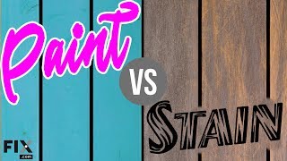 Home Improvement Tips: Should I Paint or Stain My Deck? | FIX.com
