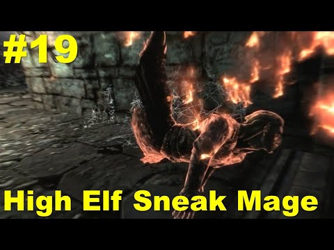 Skyrim High Elf Sneak Mage on Legendary Difficulty - 19