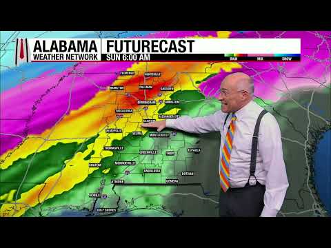 AWN Wednesday 1/21/26 Evening Statewide Forecast Update from James Spann
