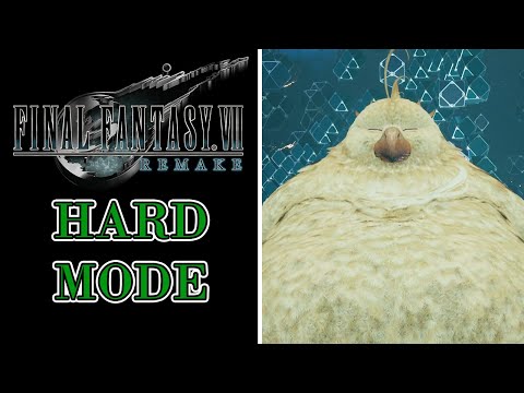 Final fantasy VII Remake - Fat Chocobo Summon Boss Fight - Hard Mode