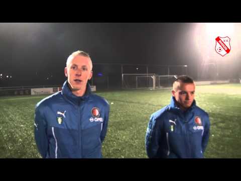 Lex Immers en Jordy Clasie bij Rhoon C1