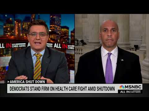 Cory Booker Slams Trump’s Policies Amid Government Shutdown