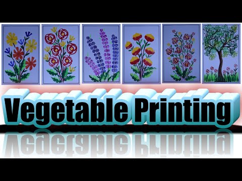 Vegetable Printing || Printing Technique || Rupali Bhagat