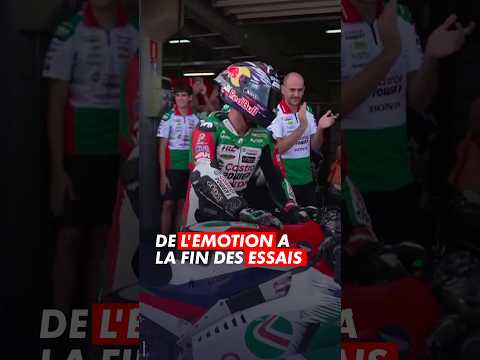 🥹 L'émotion au box de Zarco