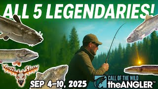 Complete Legendary Fish Guide | Call of the Wild: The Angler Catch All 5!