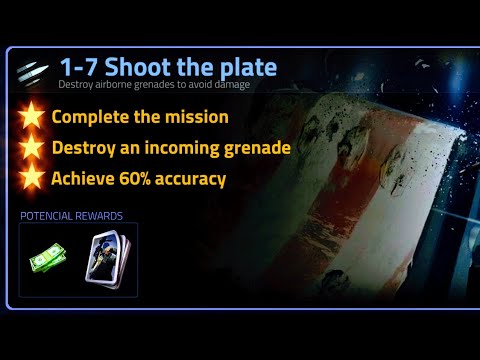 Cover Fire | Episode 1 (Resistance) | Level 7 (Shoot the plate ) | Chapter 1 - 7 | Three Stars