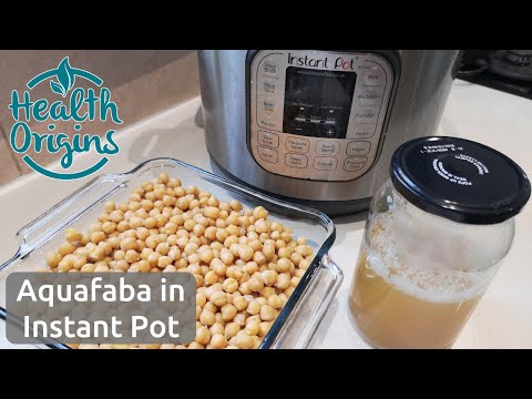 How to make aquafaba in Instant Pot - double yield!
