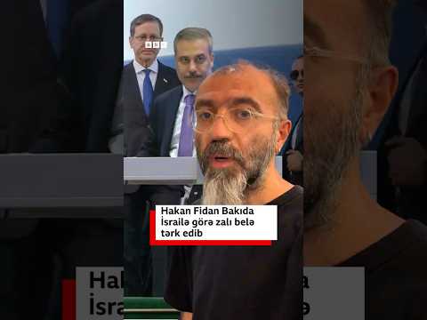 Hakan Fidan Bakıda İsrailə görə zalı belə tərk edib