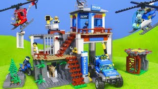 LEGO Polizei: Neue Polizeistation & Spielzeugautos für KINDER | City Polizeiauto Unboxing