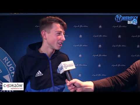 Mateusz Bartolewski po sparingu Ruch 3-1 Gwarek Ornontowice (07.12.2019 r.)