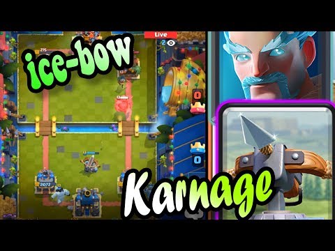 🔥 Karnage 6200+ Ice Bow Tornado Ladder - Clash Royale