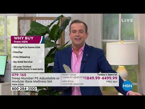 Sleep Number P5 Modular Base King Mattress Set